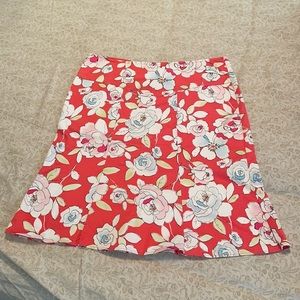 No Appt Necessary print skirt